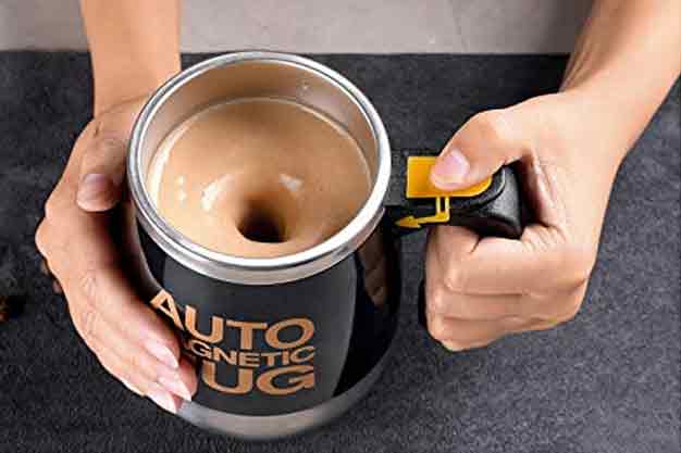 Self Stirring Coffee Mug [#12]