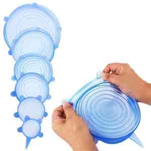 22-Reusable Silicone Lids