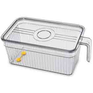 25-Fridge Storage Box with Handle