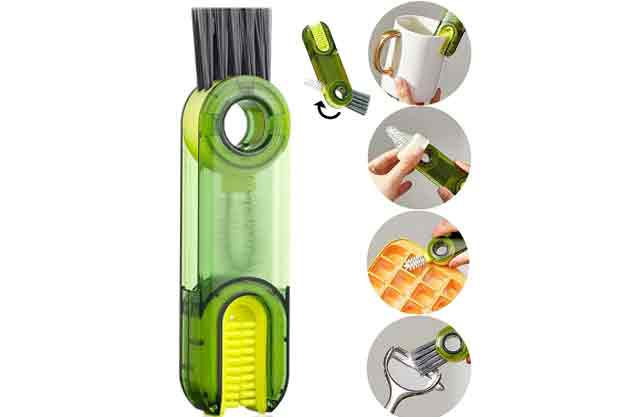 3 in 1 Cup Lid Gap Cleaning Brush [#7]