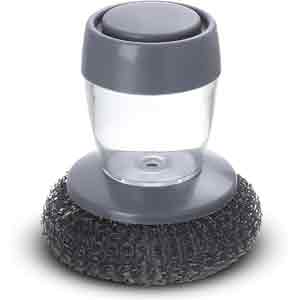 7-Scrub Brush with Soap Dispenser