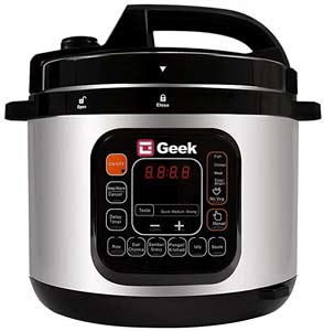 Geek Robocook Automatic 5 Litre Electric Pressure Cooker